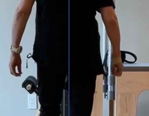 姿勢を良くし、学会に登壇したい　